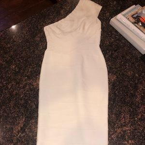 Herve Leger One Strap Body Con Dress Size XXS